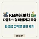 KB농장 | KB손해보험 자동차보험 마일리지 특약 환급금 깜빡하고 못 챙길 뻔한 후기