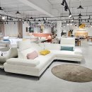 모서리까지 힙하게! 코너 패브릭 소파 이미지