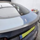 하이골프&코어센터 | "비오면 색이 변하는 썬팅?" 테슬라 모델S 플래드 프로스트 블루 3M 크리스탈라인 40 20 [남양주 하이코어]