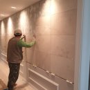 원시생활체육관 | 인천 구월동 아파트 대리석 타일 시공 - 거실·방 제외 전 구간