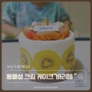 파랑새어린이집 | 부산 케이크 주문 바리떼 온천천 카페거리점, 100% 동물성 생크림 수제 과일케이크 후기