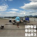 782 | 대한항공 인천-후쿠오카 KE789, KE782 탑승 후기, 특별기내식