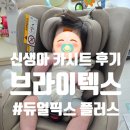 픽스플러스 | [내돈내산] 브라이텍스 신생아 카시트 듀얼픽스 플러스 티크 후기(어깨끈 조절 방법)