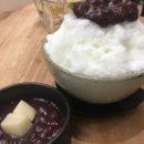 팥꽃빙수 이미지