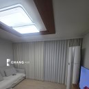 이안 더 클래식 | 커튼명가창부천점 하얀마을주공3단지 이안더클래식...베이지암막커튼 차르르커튼 외 거실커튼 시공후기