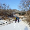 북녁 오성산을 바라보는 산줄기 이미지