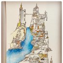 기초 스케치와 캐리커처 이미지