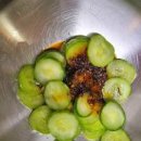 라조장 요리 호우섬 라조장 오이무침 레시피 생오이무침 이미지