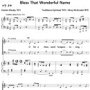 [성가악보] Bless That Wonderful Name / O for a thousand tongues [Mary McDonald] 이미지