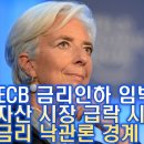 ECB 금리인하 임박 자산시장 급락 시그널일까, 금리 낙관론 경계해야 이미지