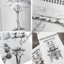 누구나 펜 드로잉(여행 스케치) 이미지