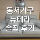 뉴동서카인테리어 | 동서가구 쇼파 뉴테라 3인용 천연소가죽소파 찐솔직 후기