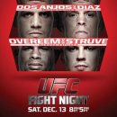 12월 14일 일요일 열리는 UFC on FOX 13 대진표(주도산, 오브레임 출전) 이미지