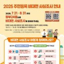 2025 주민등록 비대면 사실조사 안내 이미지