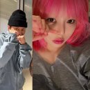 '임신설 해명' 현아, 핑크머리+눈썹 실종 비주얼…♥용준형과 관리 중 탈색한 눈썹과 몽환적인 메이크업 이미지