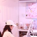 나이프로 그려보는 백드롭페인팅 이미지