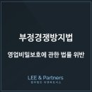 ﻿부정경쟁방지 및 영업비밀보호에 관한 법률 위반에 대해 알아보자! 이미지