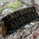 김밥에 라면 이미지