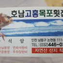 호남고흥목포횟집
