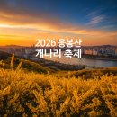 괴산군공유자전거(동부2주차장) | 응봉산 개나리축제 - 2026 일정, 날짜, 방문꿀팁, 주차정보, 등산코스 소개