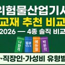위험물산업기사 교재 추천 비교 2026 — 나합격·윙큐·에듀윌·박문각 4종 솔직 비교