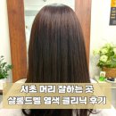 서리풀2길 20 | 서초 미용실 살롱드벨, 가을 맞이 전체 염색 &amp; 클리닉 후기, 서초 머리 잘하는 곳