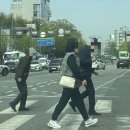 신한은행 앞 횡단보도 이미지