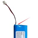 중국 제조사_ Battery pack 18650 3.7V, 7.4V(3.7*2개), 3,000mA SPEC 비교 이미지