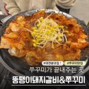[부산 대연동 유엔공원 맛집]뚱땡이 돼지갈비&amp;쭈꾸미 | 매콤하고 신선한 쭈꾸미 후기