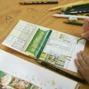 기초부터 완성까지, 색연필 스케치 이미지