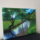 그림이 풍경이 되는 유화 이미지