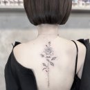 장미의거리4 | 부산타투 고민끝에 받고 온 장미와 레터링 후기