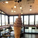 바다가 보이는 정원 | 속초 아바이마을 바다가 보이는 카페 초코 젤라또 아이스크림 후기