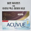 늘푸른안경원 | [내돈내산]알콘 워터렌즈와 아큐브 맥스 원데이 훌라, 건조함 완벽 비교