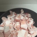 금천미트 대패삼겹살 2kg (동원 무연골 대패삼겹살) 맛있게 먹고 있는 찐후기