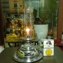 Chrome Veritas No 36 finger oil lamp British made 이미지