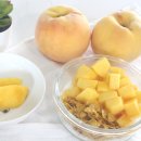 함초롬농원 | 복숭아 요거트볼 만들기 맛있는 황도복숭아 3kg 주문후기