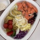 답양 | 임신 후기 식단관리, 외식도 양 조절이 답! 훈제연어샐러드, 냉면