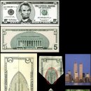 달러 속에 예견된 9.11테러와 "신 세계질서(New World Order)" 이미지