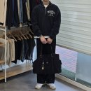 하프PC | 에이카화이트 하프집업 맨투맨으로 가을 남친룩 완성