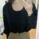 [위드아웃썸머, 위아썸] april blouse/에이프릴 블라우스 블랙 후기 🖤