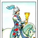 움직이는 타로카드, 초보자 타로의 핵심 키워드…마이너 아르카나 컵 기사(Knight of Cups) 이미지