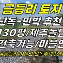 토지2-167[ 한경면 금등리 마을회관 근처 마을 안 건축가능 토지 매매(130평/1억대/단독주택-펜션 추천/판포포구 5분거리) ]#판 이미지