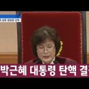 [영상] &#34;대통령 박근혜를 파면한다&#34; 탄핵 선고 순간 이미지