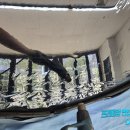 스카이썬팅 | 부산 정관 기아 EV3 블락포디 스카이블루 반사 필름 썬팅 완벽 시공 후기!