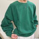 아늑함 blessed 스웨트셔츠 맨투맨 후기 (Green)