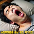 수면무호흡증 증상 원인 자가진단 이미지