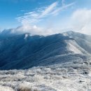 소백산 비로봉(毘盧峰)의 설경(雪景) 이미지
