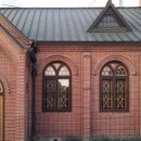 빨간 벽돌집 이미지