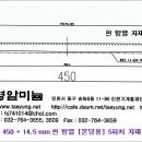 450 * 14.5 mm 5피치 본딩용 핀 방열판 자재 [Taeyung] 태영알미늄 - AL6063 이미지